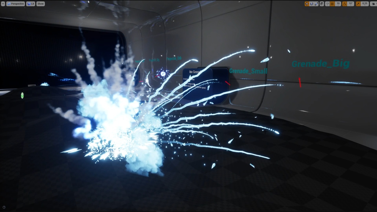 Media 1 for listing Ice VFX projectile and explosion