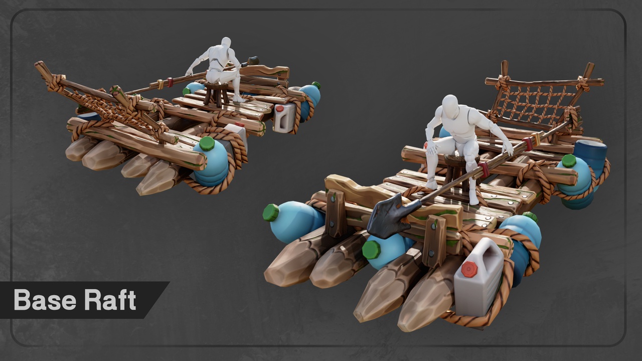 Media 1 for listing Stylized Raft