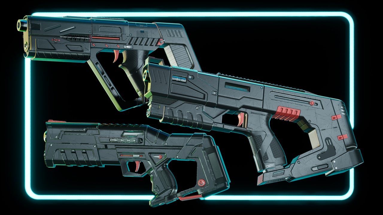 Futuristic Pistols Pack 4 제품 등록을 위한 미디어 1개