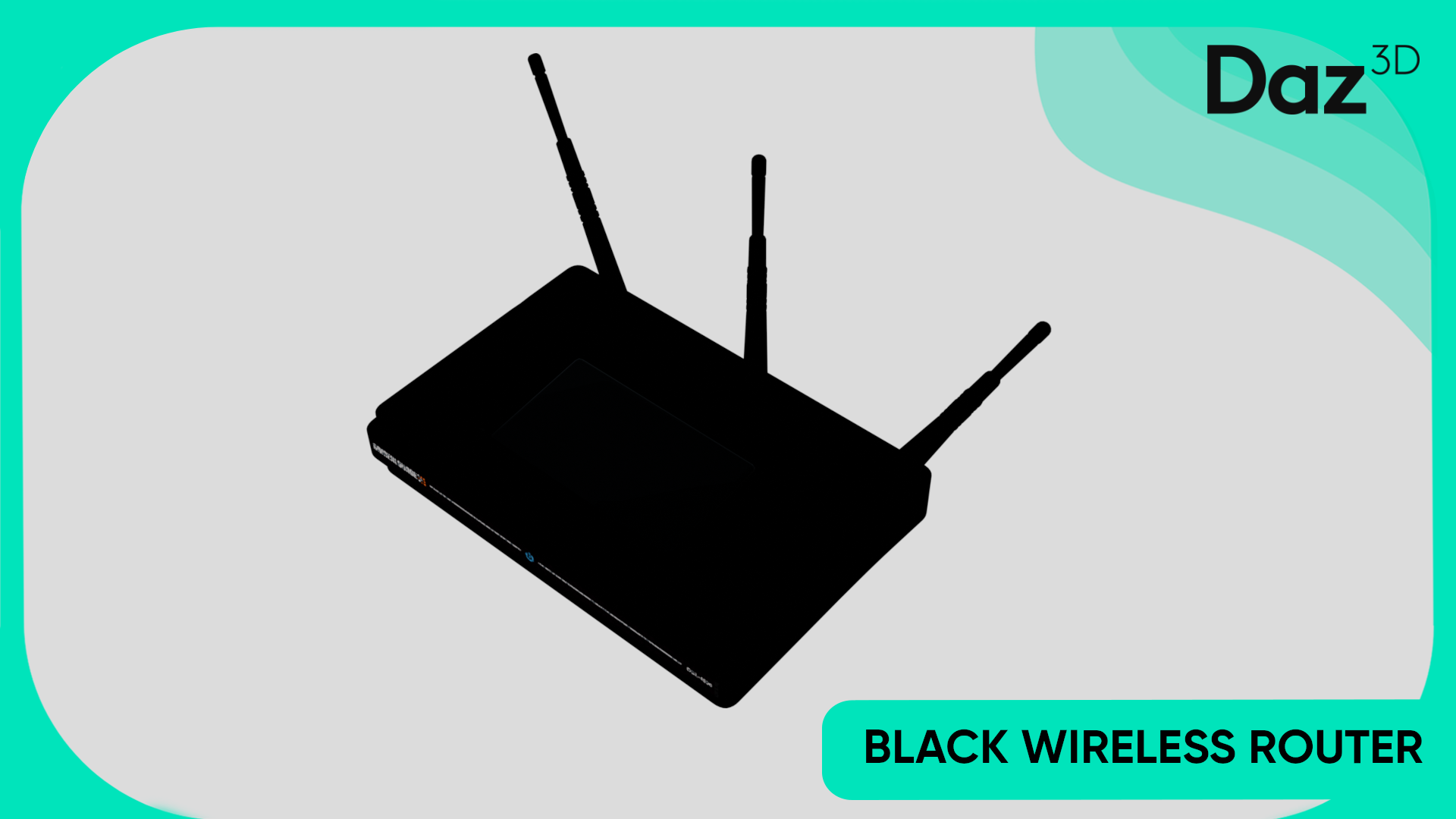 Colorless Core Router Black Wireless Router | Fab