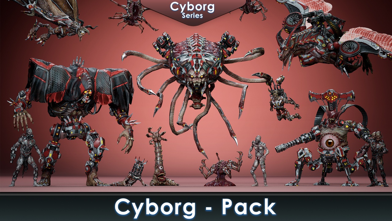 Media 1 for listing Cyborg Monsters pack