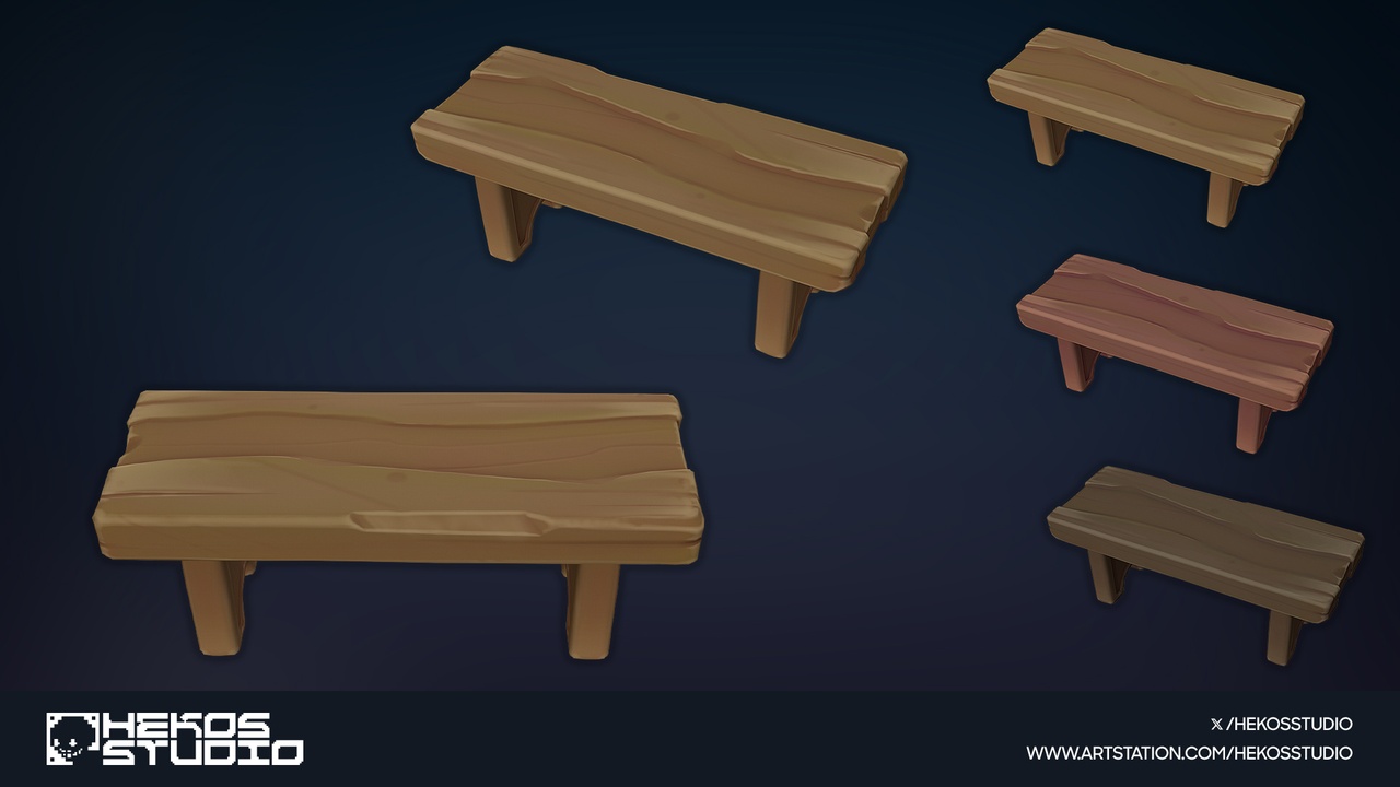Media 1 for listing 10 Stylized Benches
