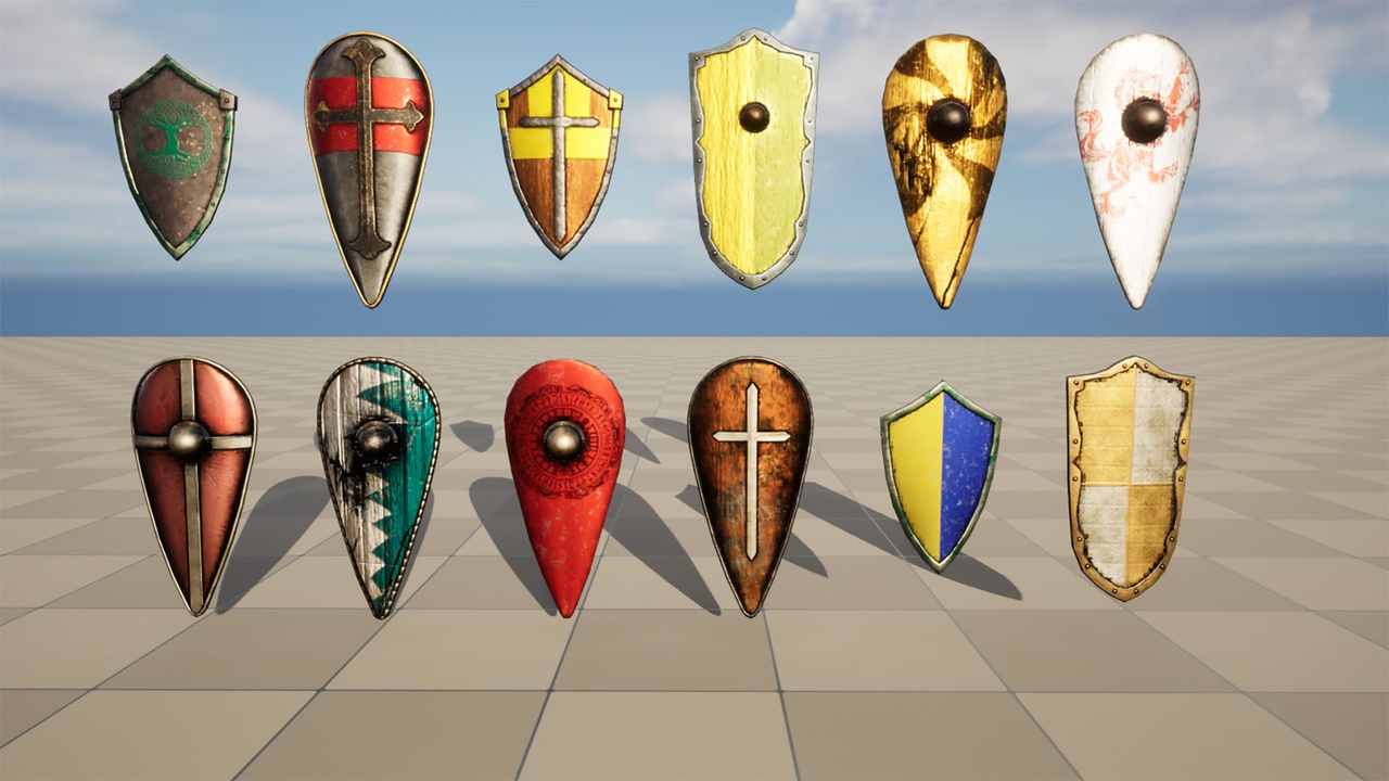 Media 1 for listing WS Viking Shield set 02