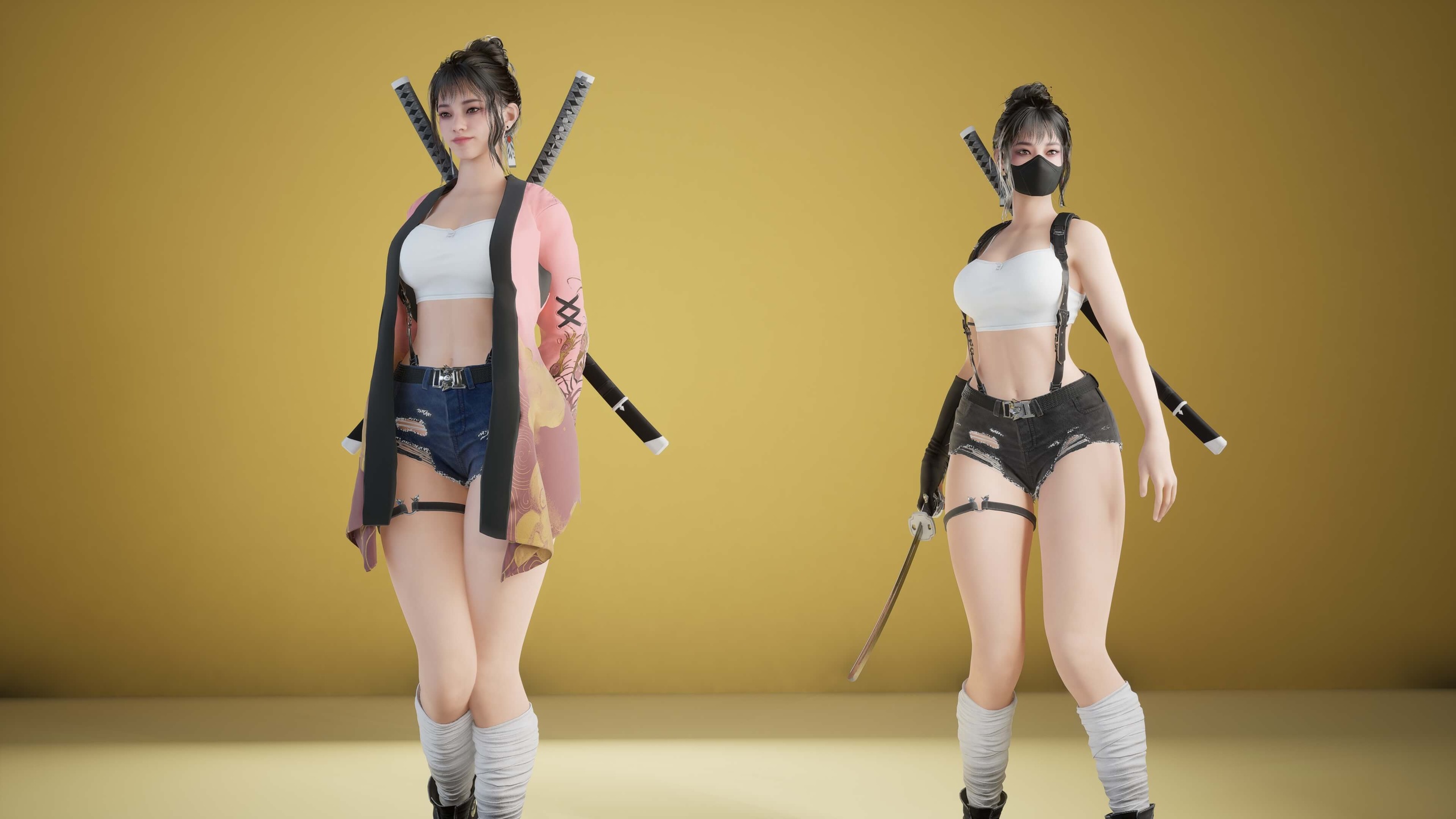Media 1 for listing Fighter Shinobi Girl (Modular)