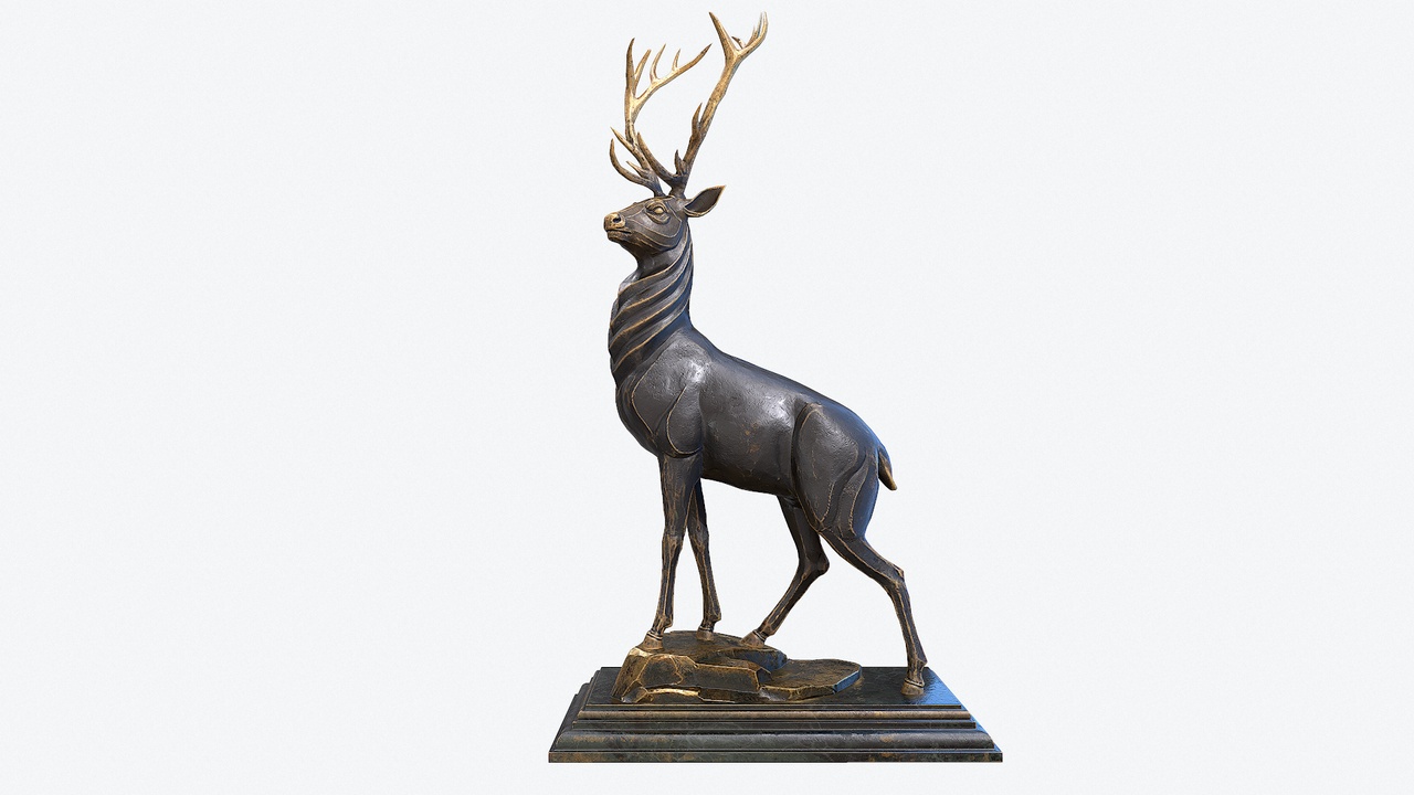 Média 1 pour l'article Deer Sculpture