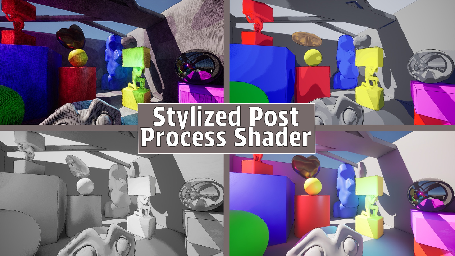 Media 1 for listing Stylized Post Process Shader
