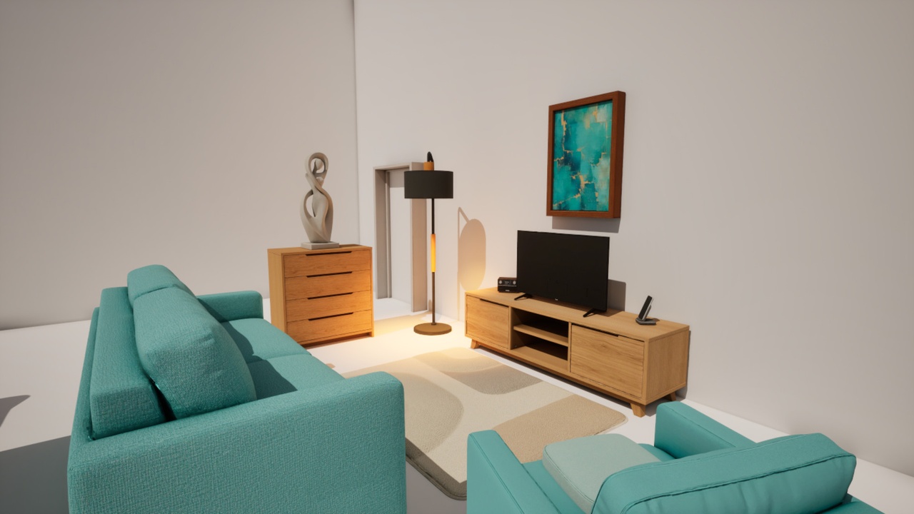 Media 1 for listing Living Room – Modern Interior Asset Pack
