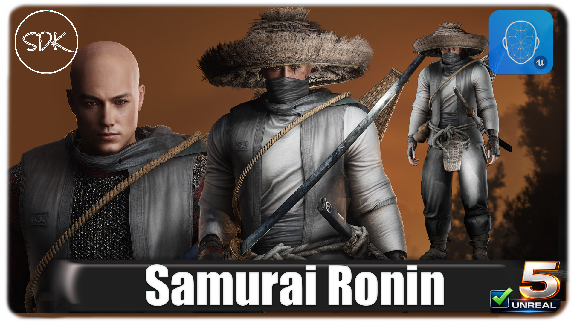 Samurai Ronin (Modular) | Fab