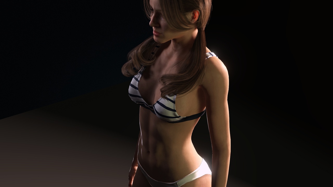 Media 1 for listing Realistic Female 3D Character – Game Ready Human Model with Clean Topology