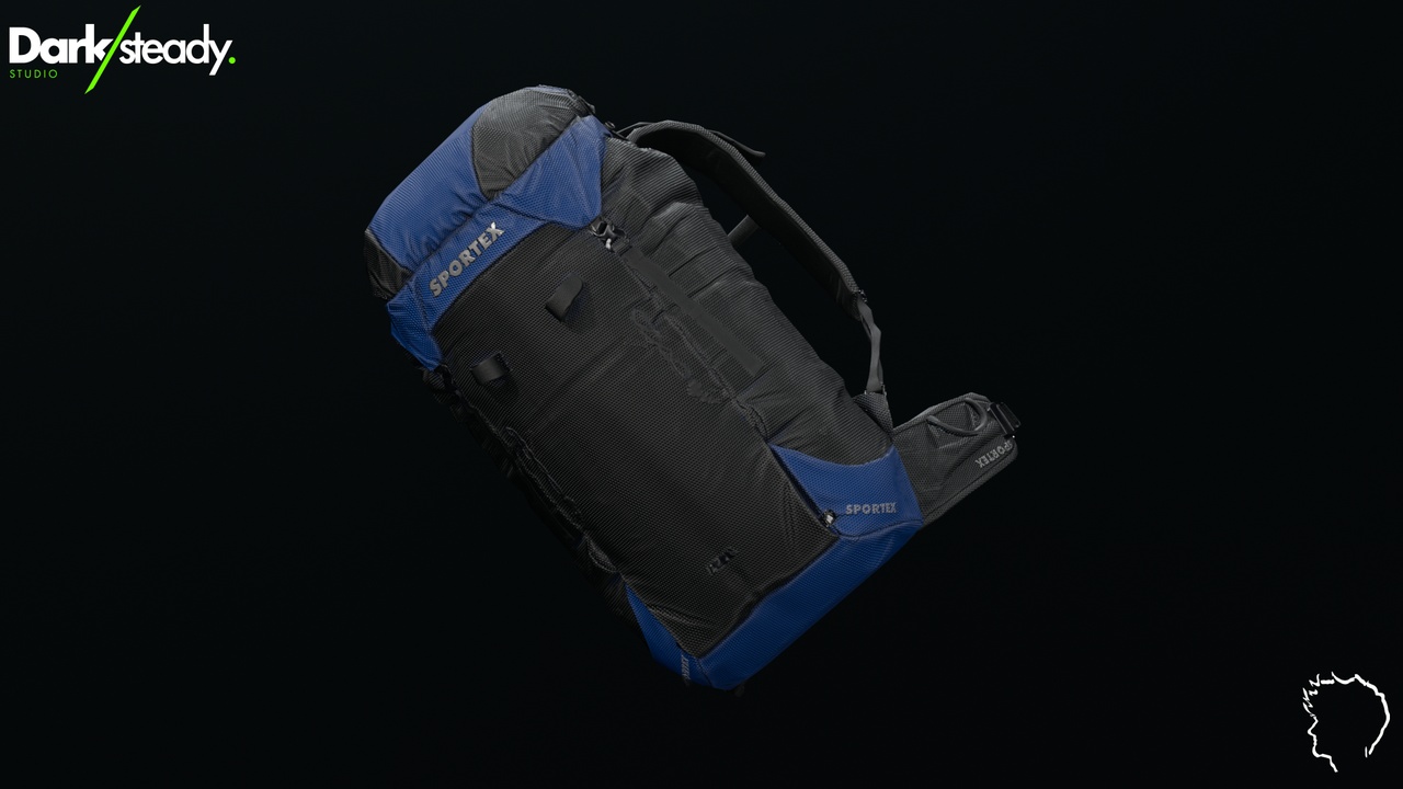 Media 1 for listing Mountaineering Backpack - PBR Game Asset