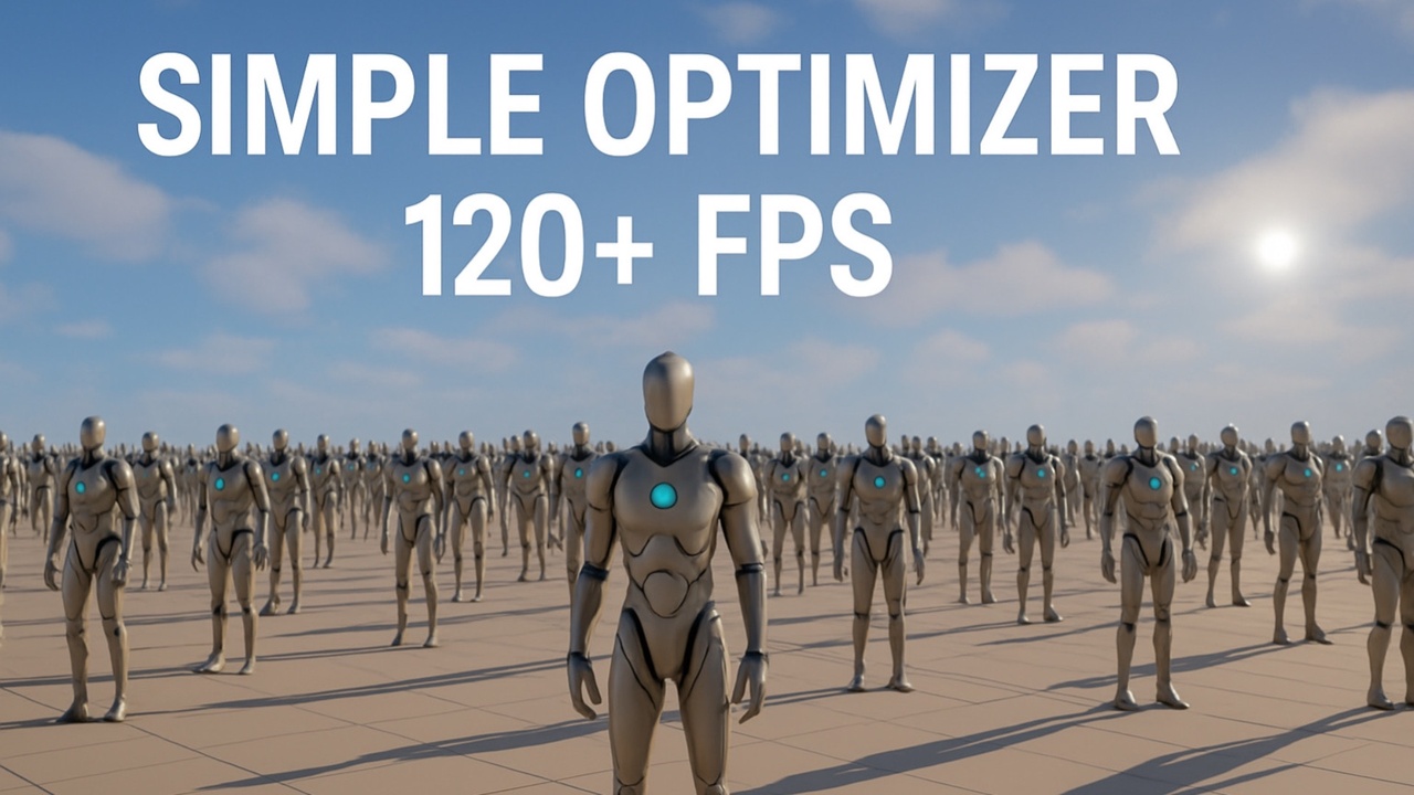 Media 1 for listing Simple Optimizer – Plug & Play UE5 Performance