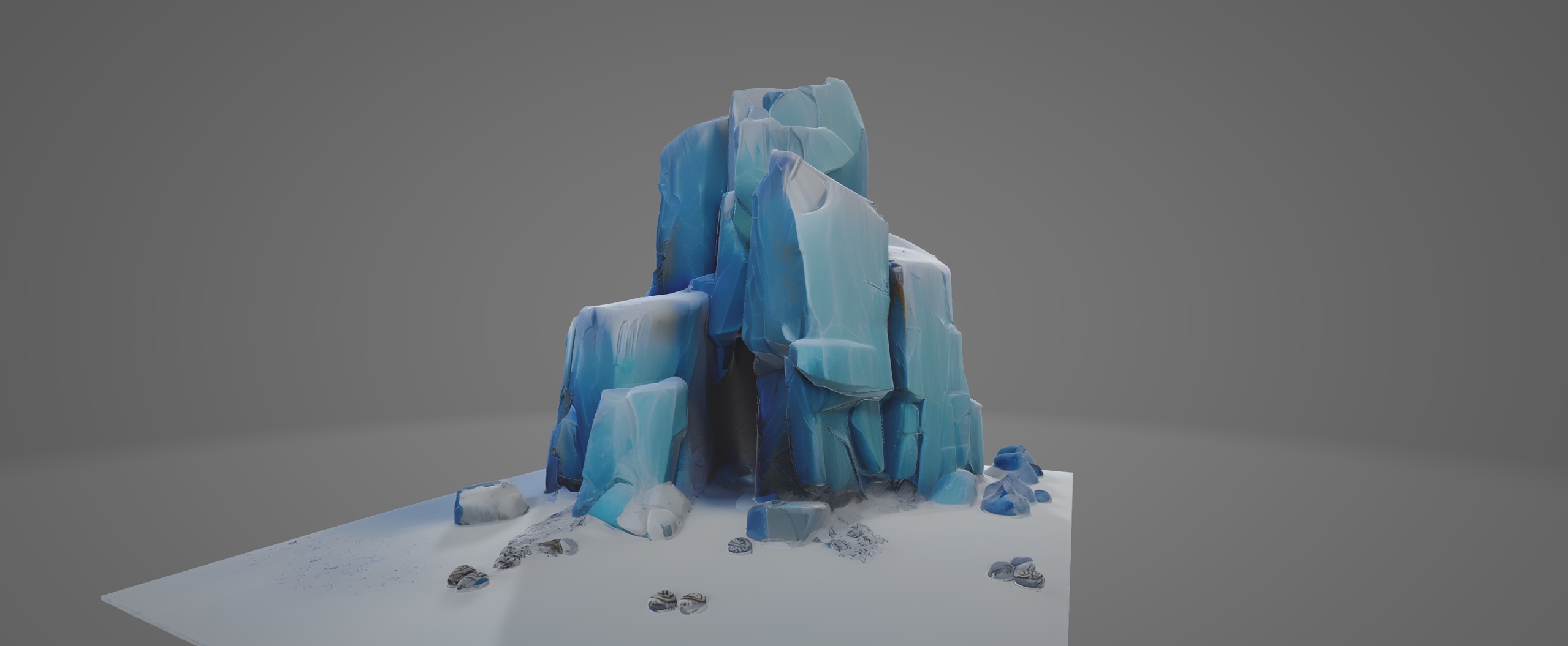 Media 1 for listing Stylized Frozen Cliffs