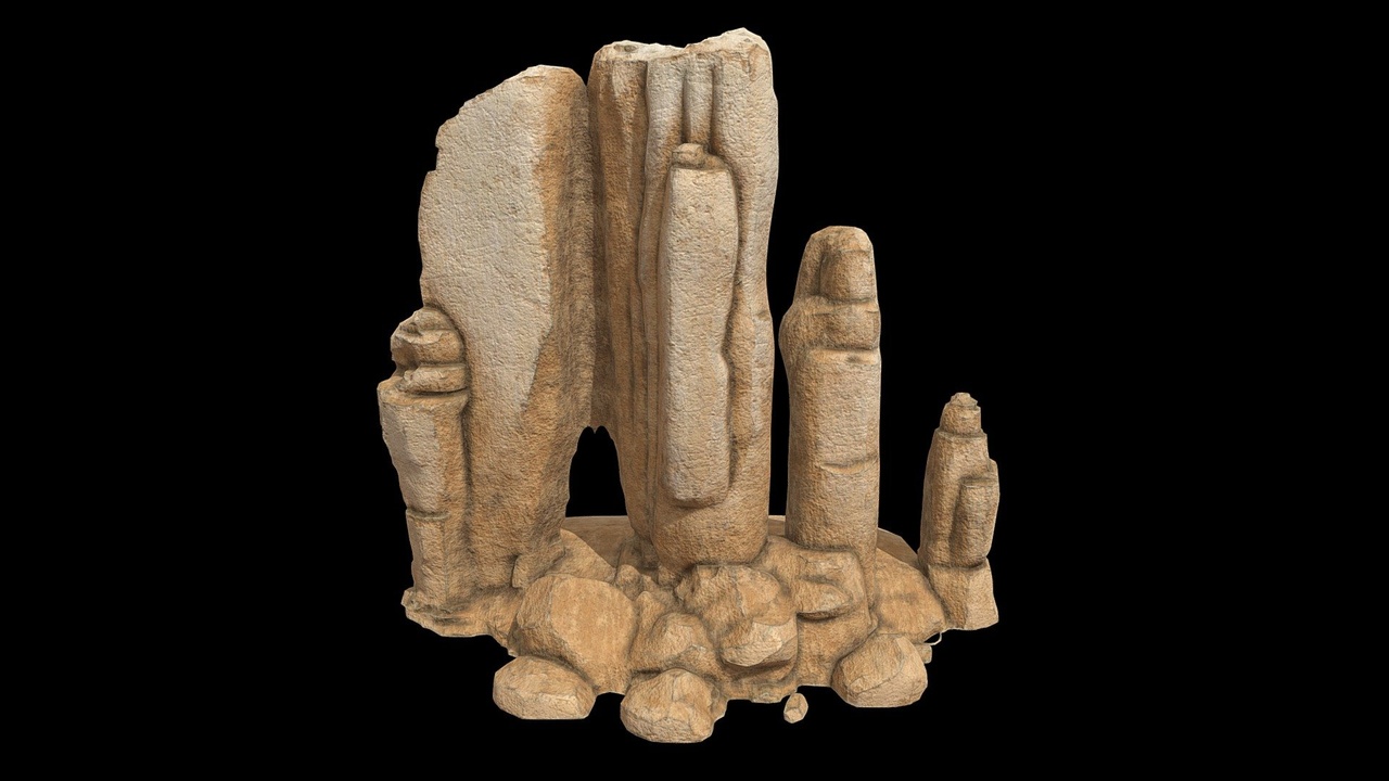 Media 1 for listing Natural Pebble 3D