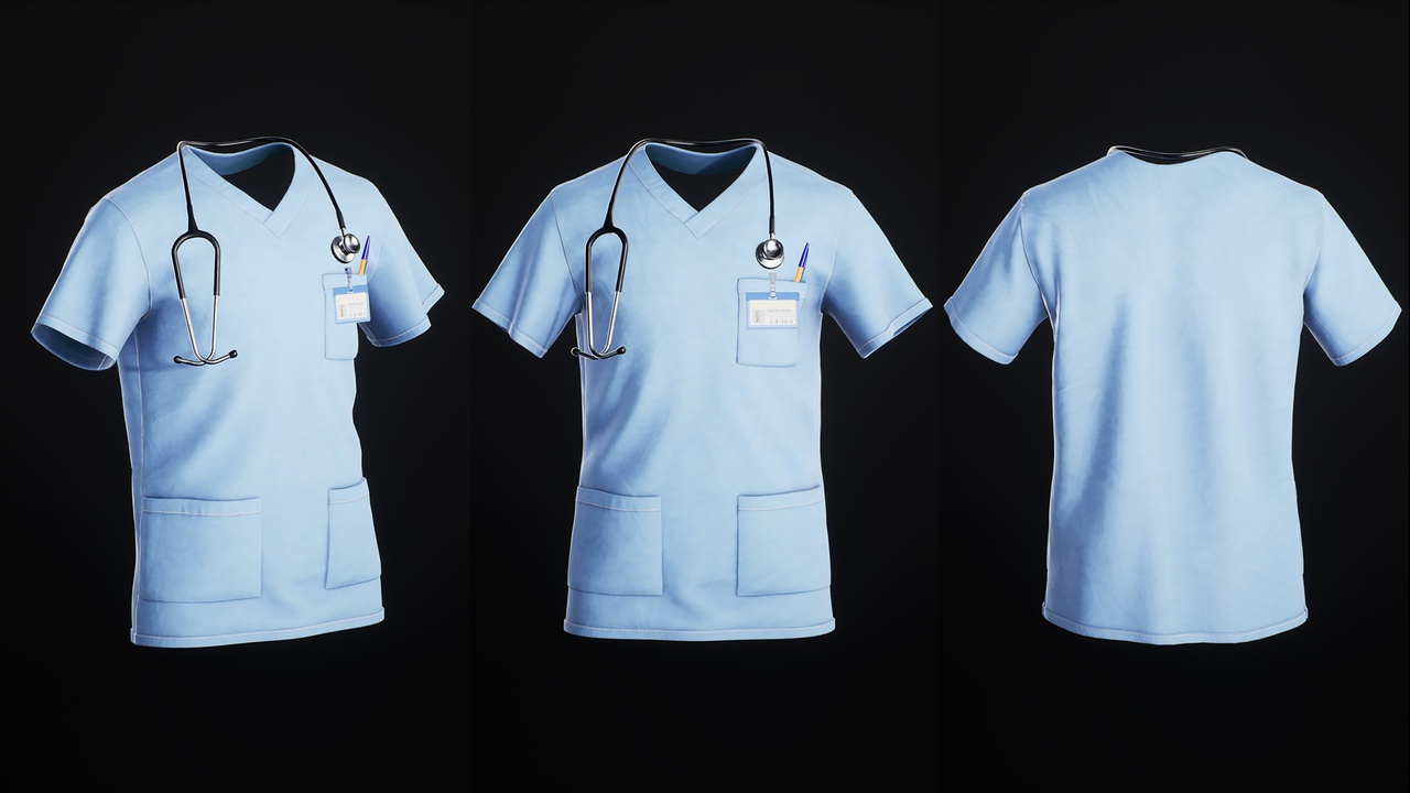 Media 1 for listing Doctor Tshirt - Metahuman