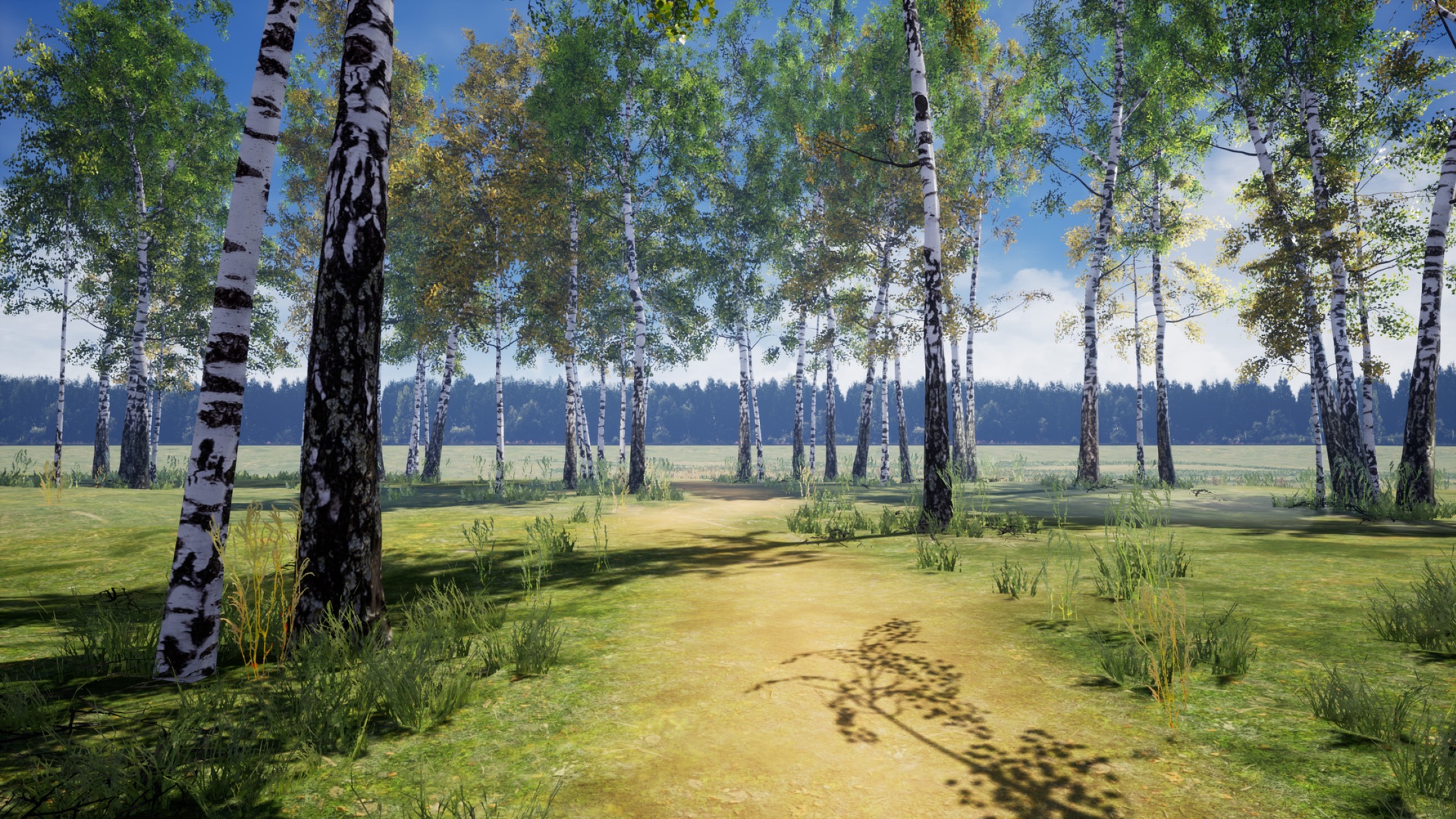 Media 1 for listing Birch-Tree Grove - low poly
