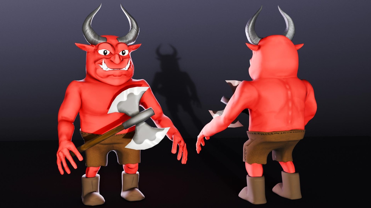 Media 1 for listing Demon Orc Character