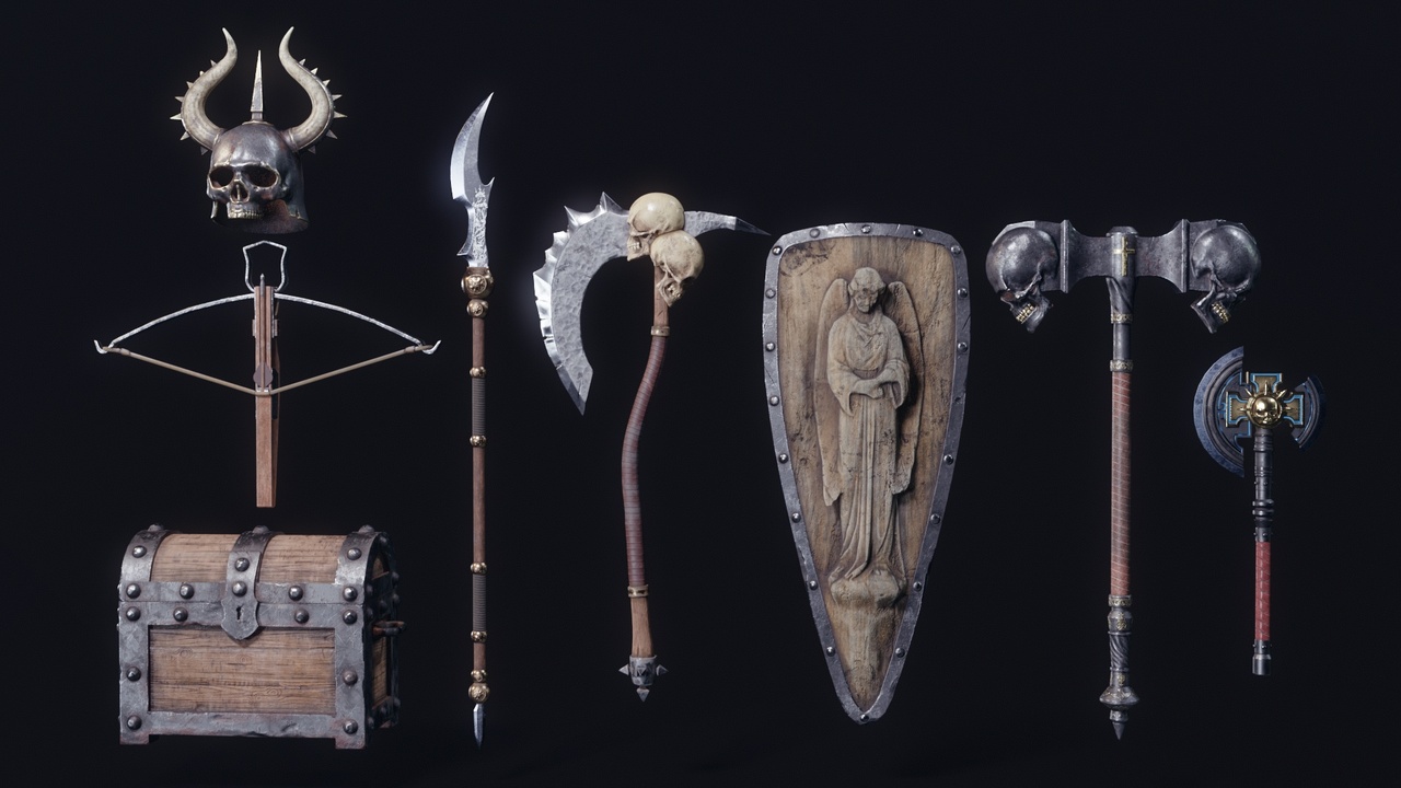 Media 1 for listing Dark Fantasy Weapons Pack