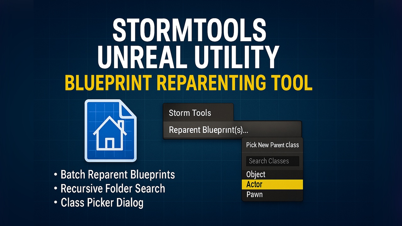 Media 1 for listing Storm Tools - Unreal Utility
