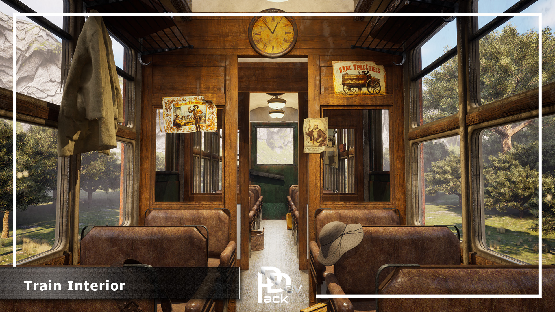 Train Interior / 46 Assets | Fab