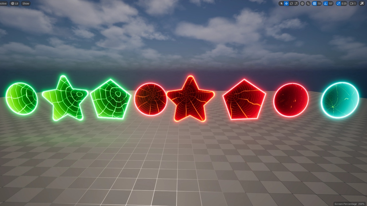 Media 1 for listing Shape Portal Gate VFX Pack – UE5