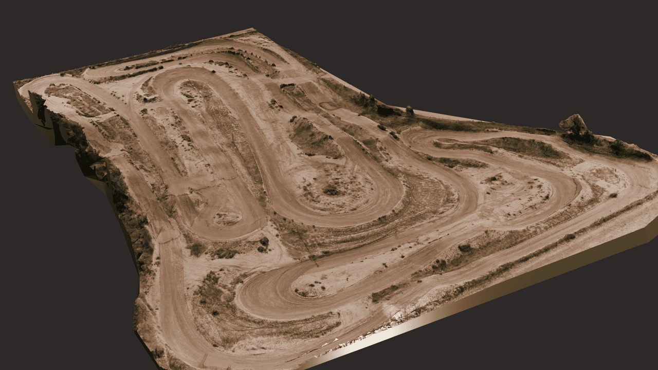 Media 1 for listing 3D Model of a Motocross Track in Catalonia