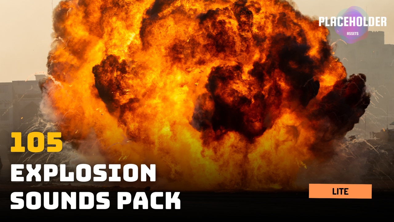 Media 1 for listing Explosion Sounds Pack - Lite Edition