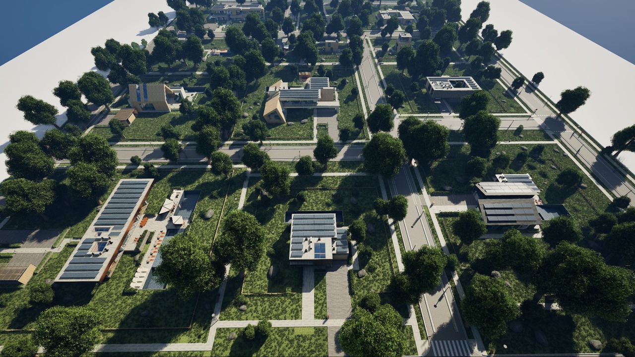 Media 1 for listing 13 Modern House Neighborhood with Interior