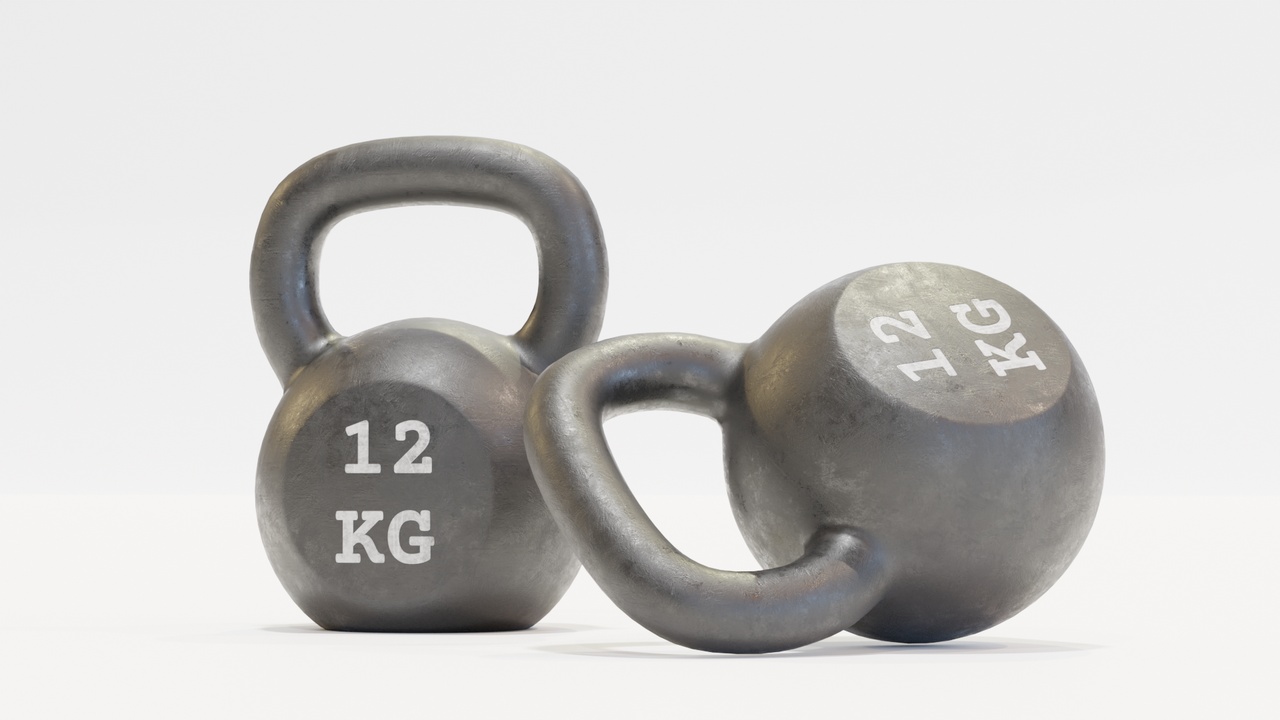 Media 1 for listing Realistic Rubber Kettlebell