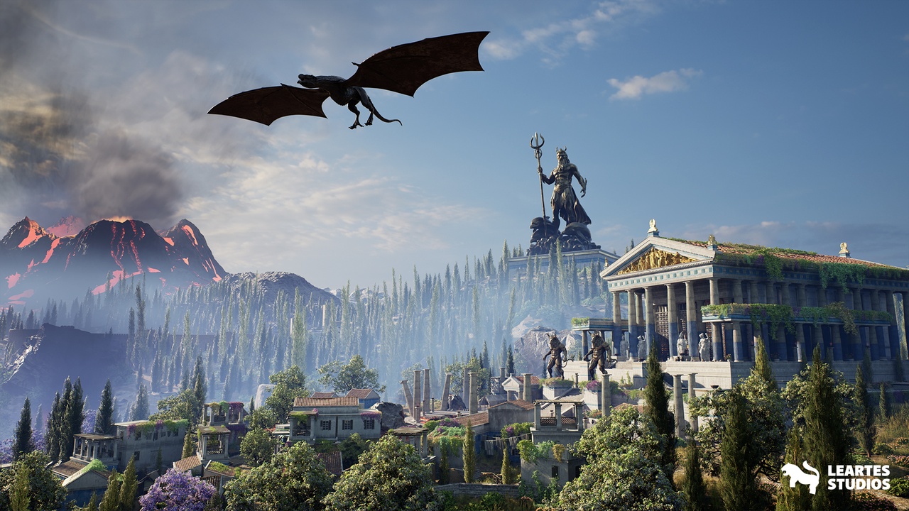Media 1 for listing Mythical Volcano Village Megapack ( Volcano Village Mythical Village 3D Greek )
