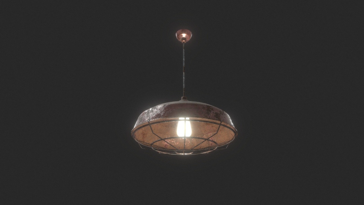 Media 1 for listing Old Industrial Light v3