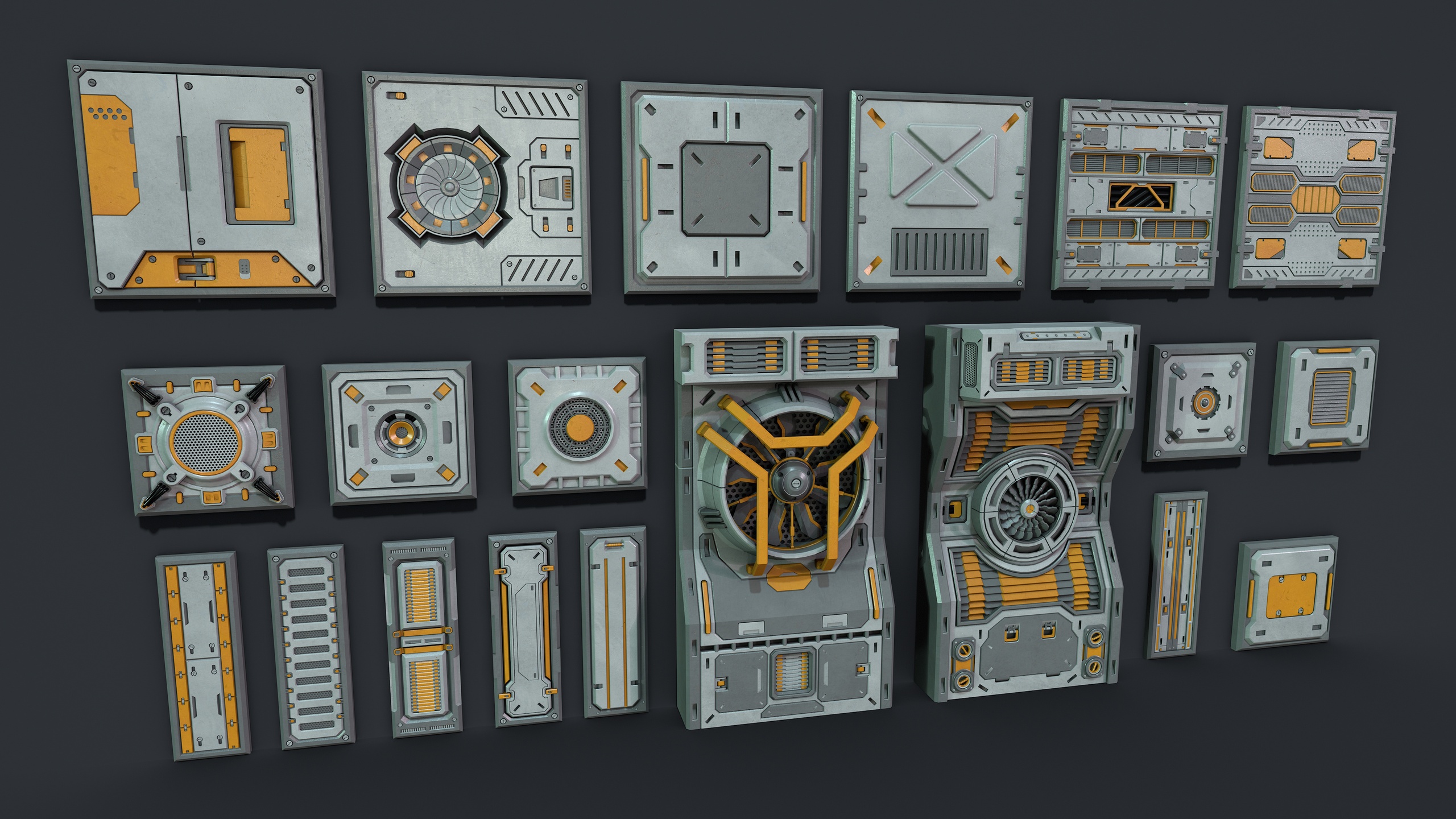 Media 1 for listing Sci-Fi Panels - Collection 4 - 20 pieces