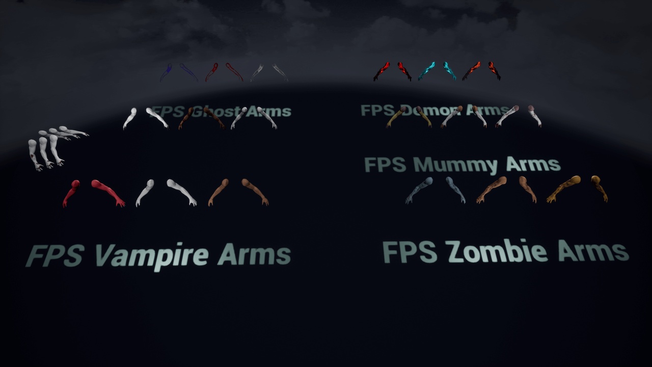 Media 1 for listing FPS Monster Arms Pack