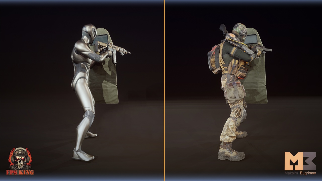 Media 1 for listing Shield With Guns TP Animations