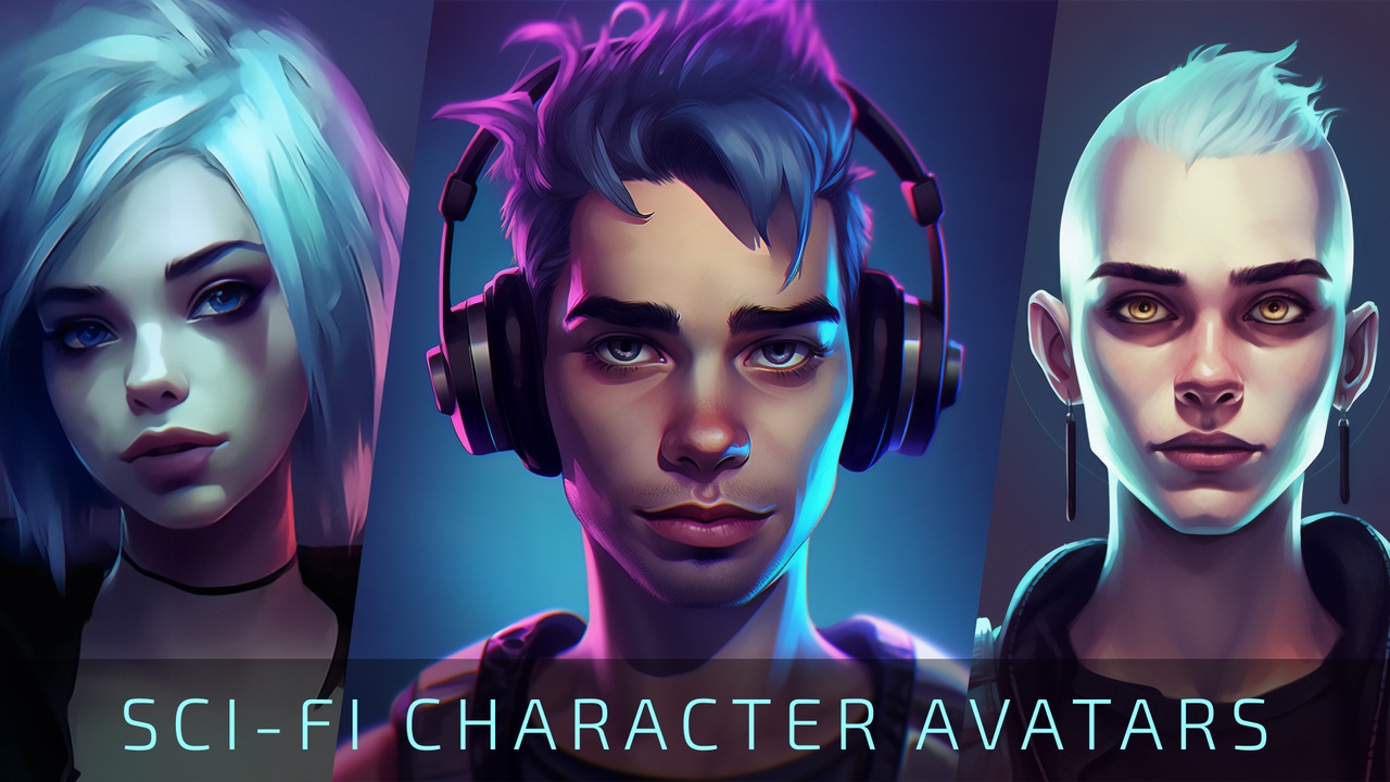 Sci-Fi Character Avatars | Fab