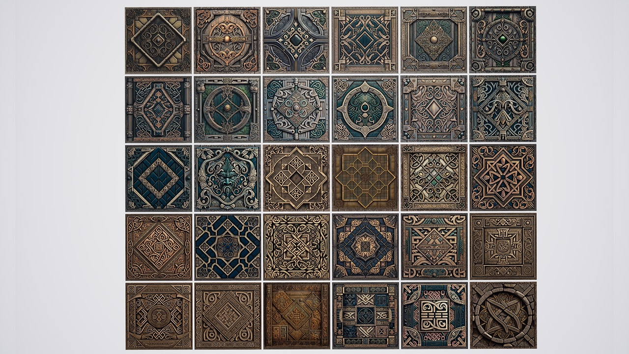 Media 1 for listing 30 Fantasy Dwarven Materials Pack 02