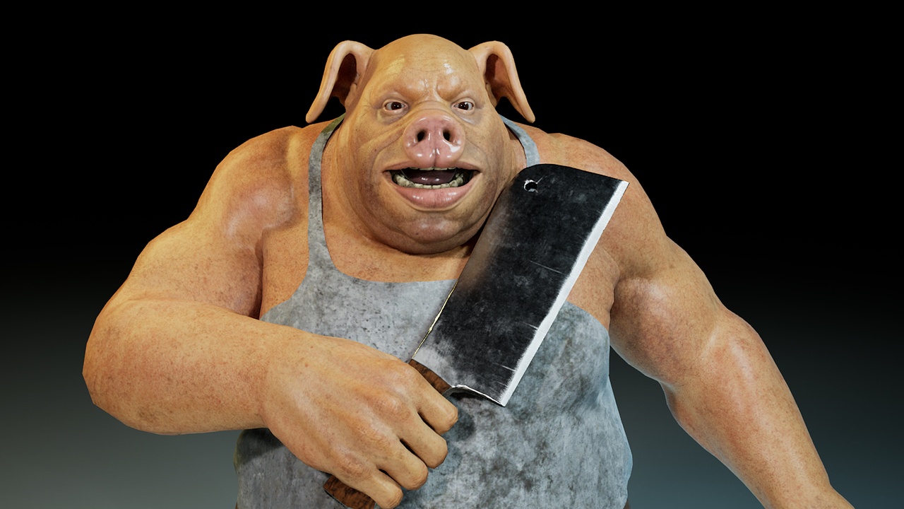 Media 1 for listing Butcher Pigman