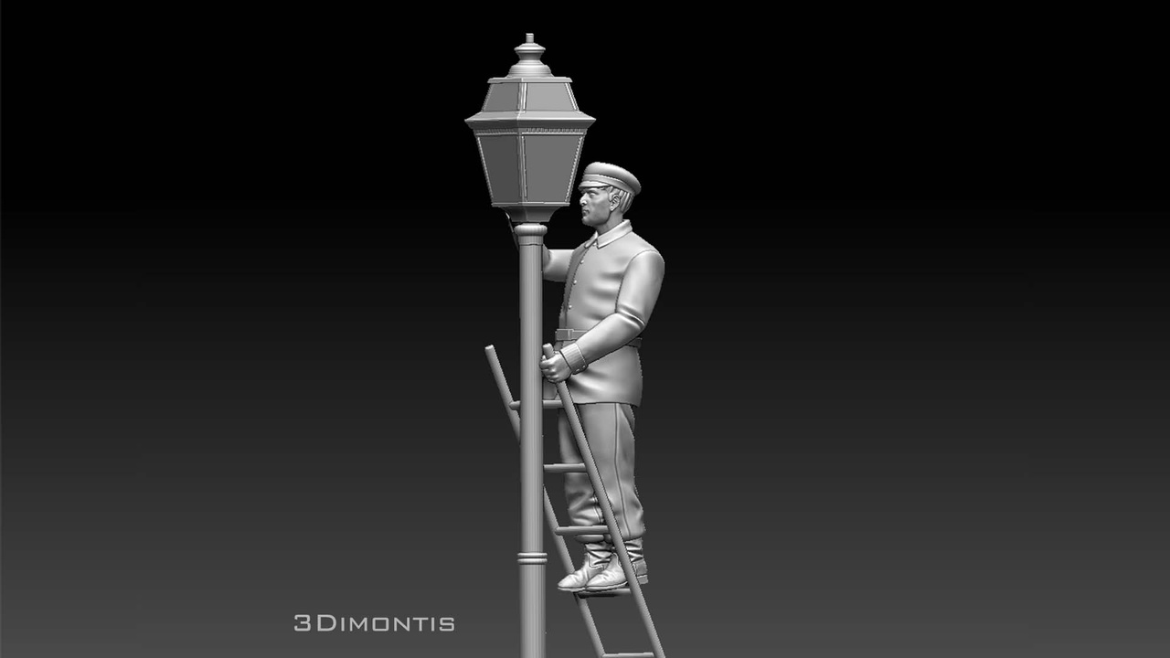 Media 1 for listing lamplighter and  lamp post