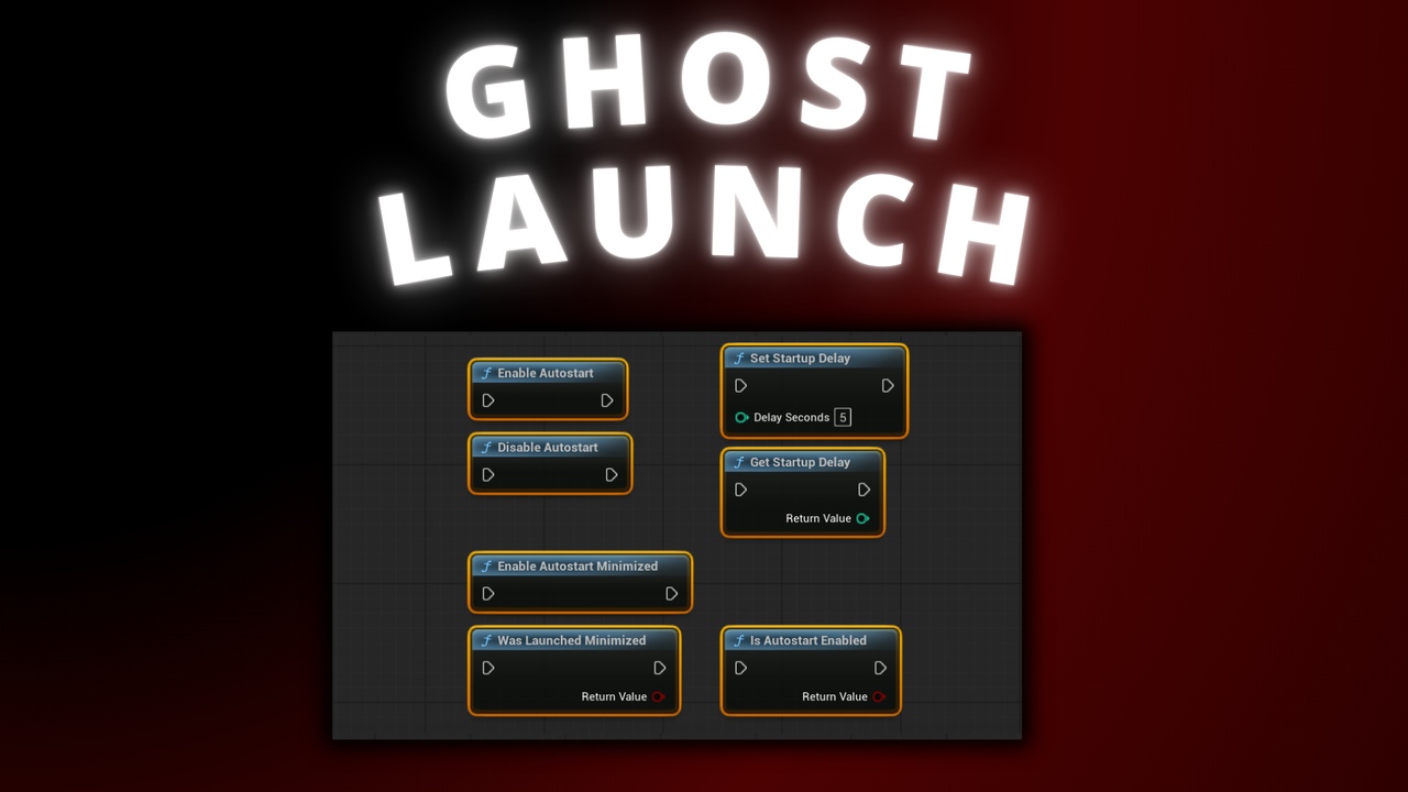 Media 1 for listing Ghost Launch | Autostart Plugin