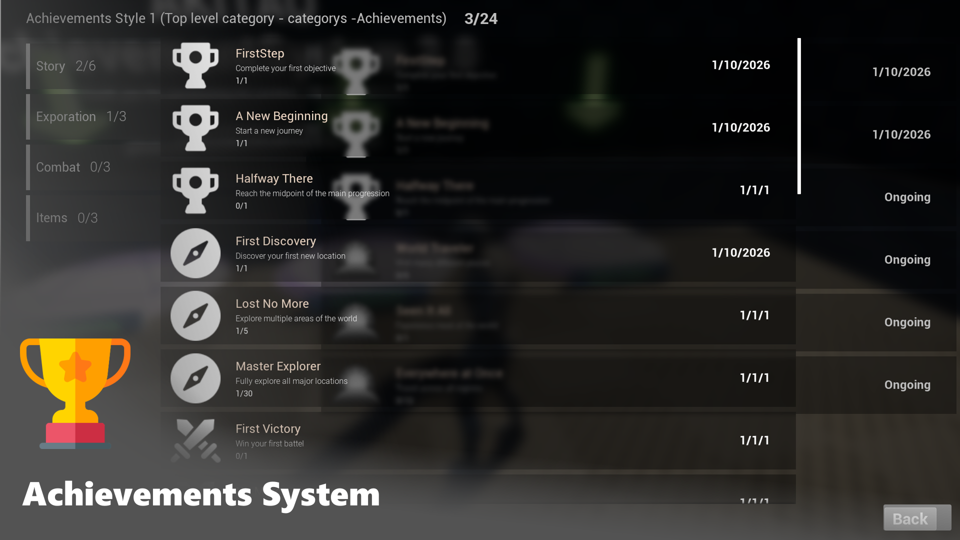 Achievements System 2.0 | Fab