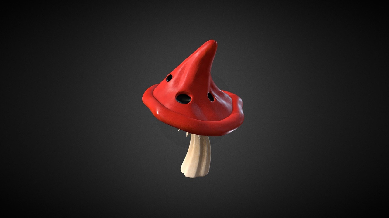 Media 1 for listing Fantasy Mushroom 03 - Game Ready 3D Model