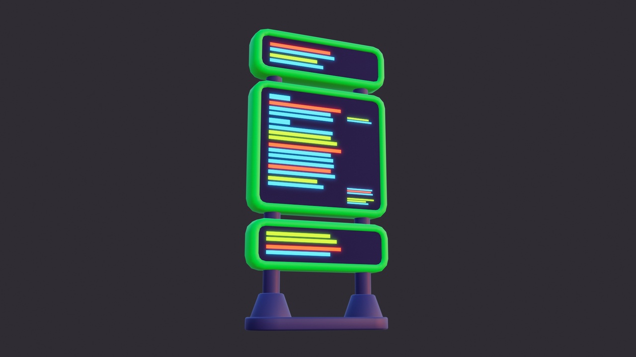 Media 1 for listing Low Poly Digital Billboard