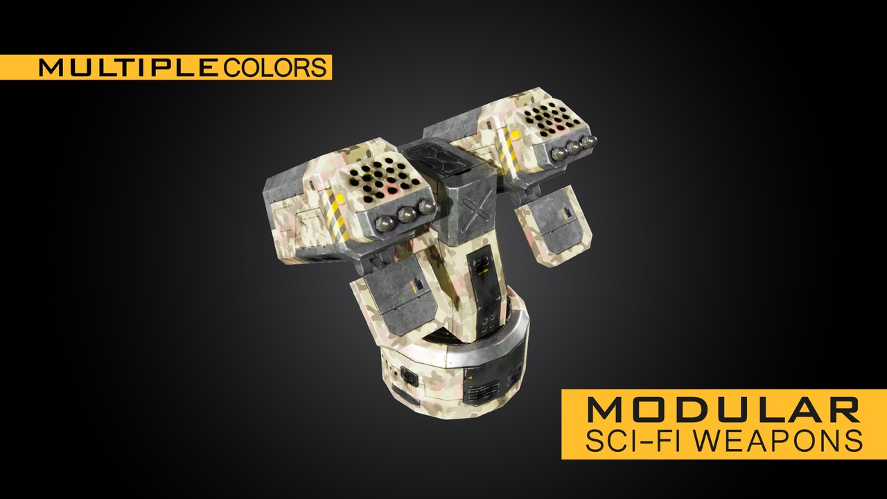 Media 1 for listing Modular Sci-Fi Weapons