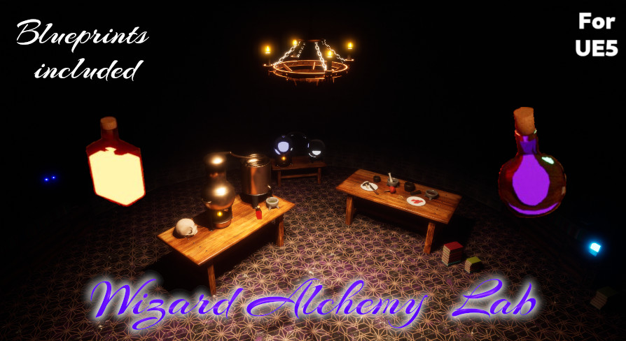 Wizard Alchemy Lab | Fab