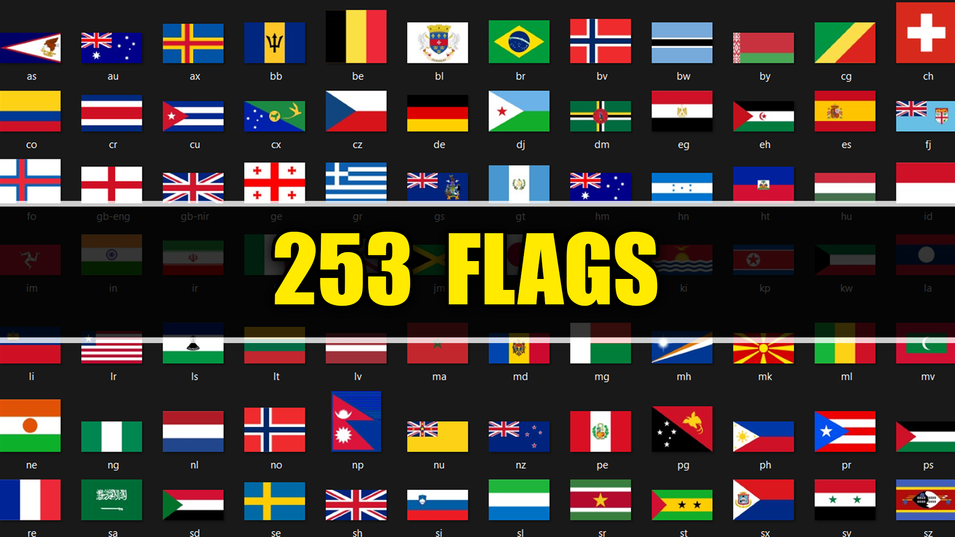 World Country Flags Collection Pack | Fab