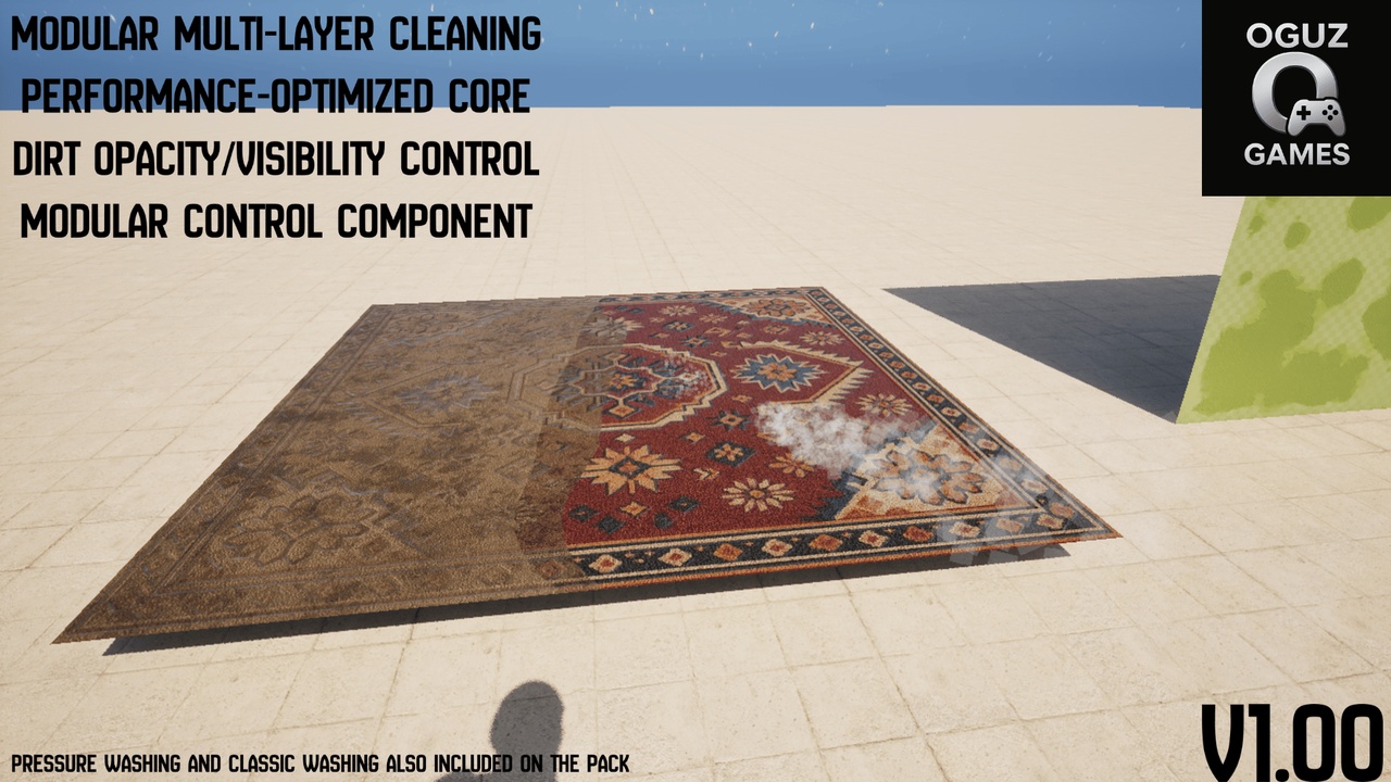 Media 1 for listing Satisfying PowerWash-Inspired Cleaning Mechanic