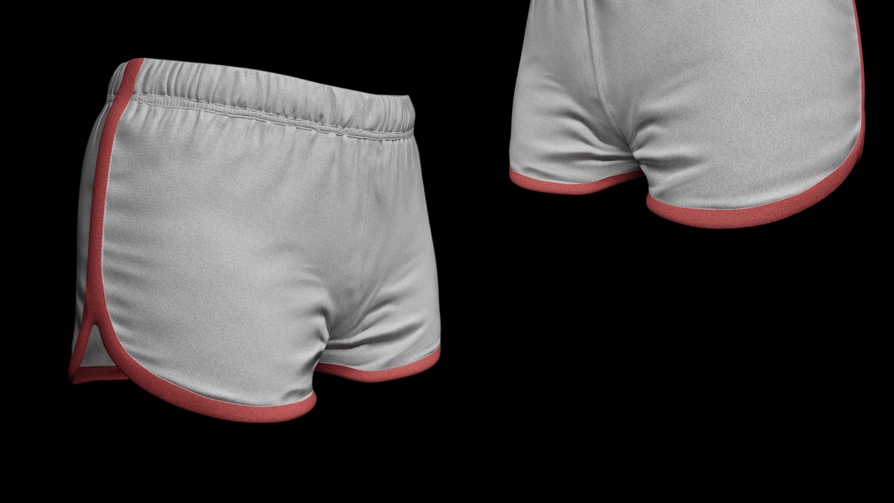出品Female Sports Shorts - Tight Fit - Metahuman Compatibleのメディア1