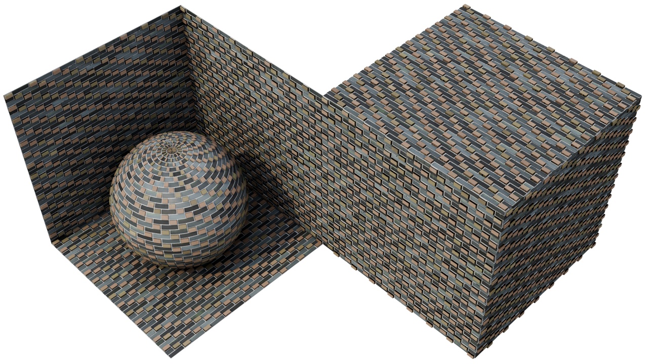 Media 1 for listing Realistic PBR material. The brick wall #22