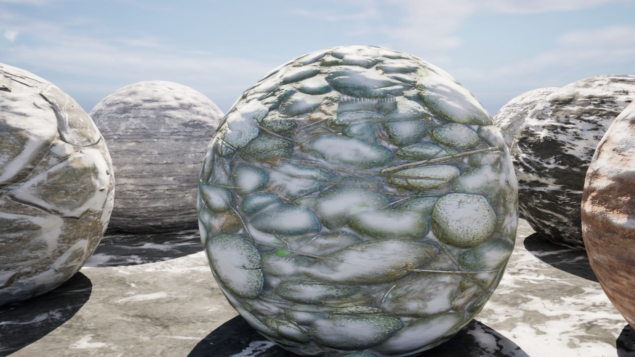 Media 1 for listing Snow Rock Material