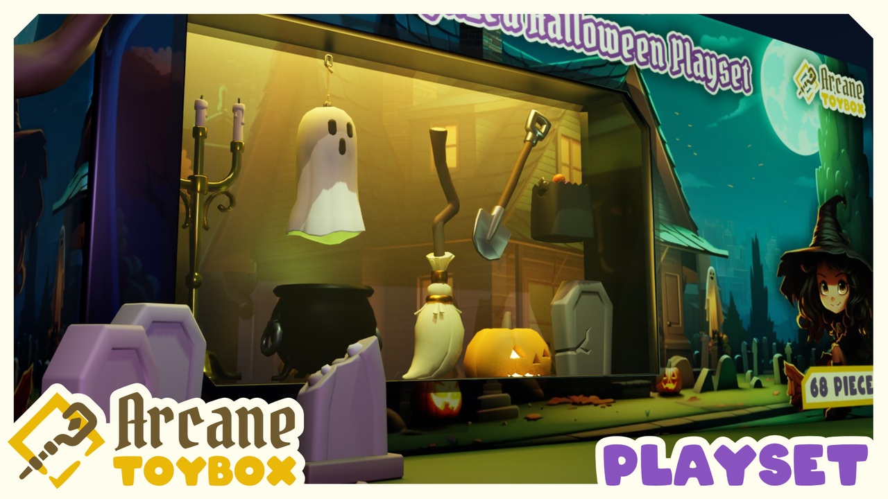 Media 1 for listing Stylized Halloween Playset