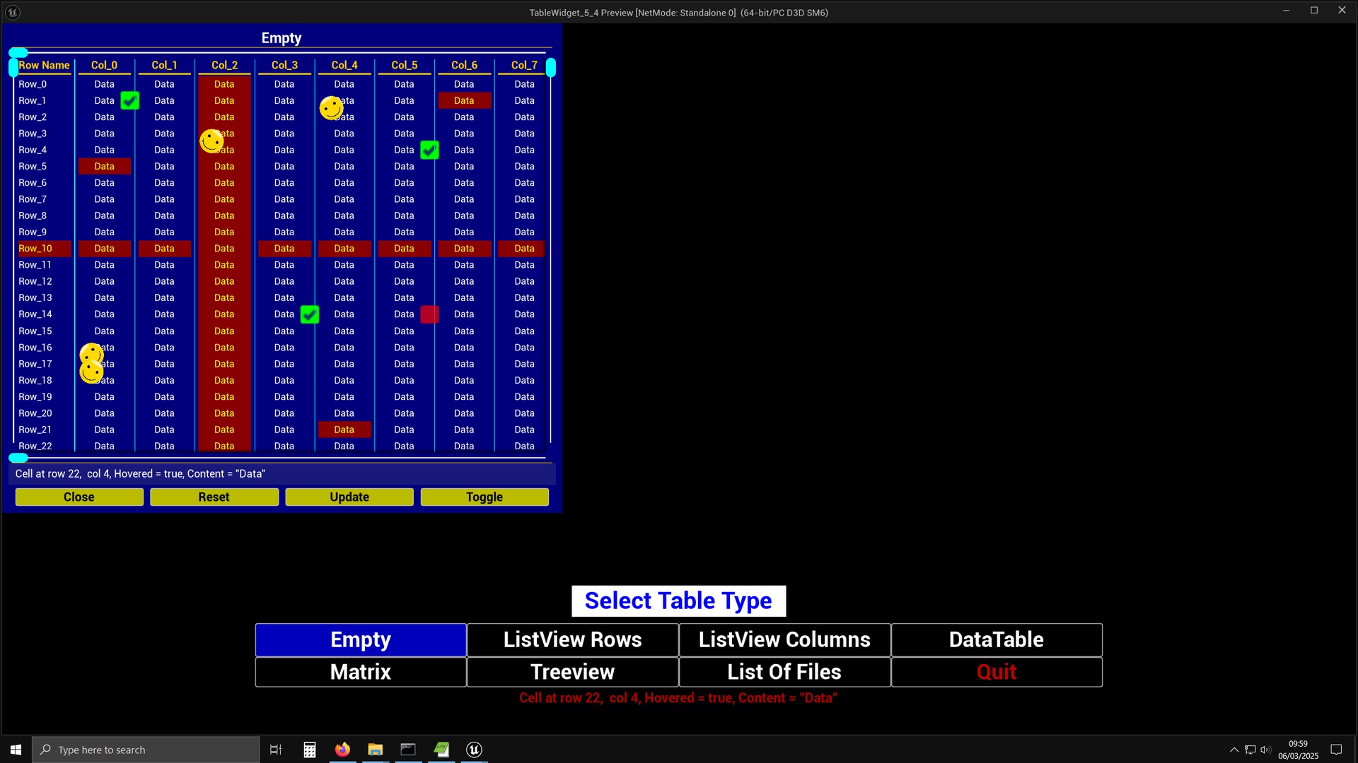 Media 1 for listing TableWidget